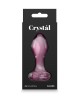 Crystal Heart - Pink 9cm Glass Butt Plug