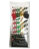 Happy Fucking Birthday Tall Party Straws - 8 Pack