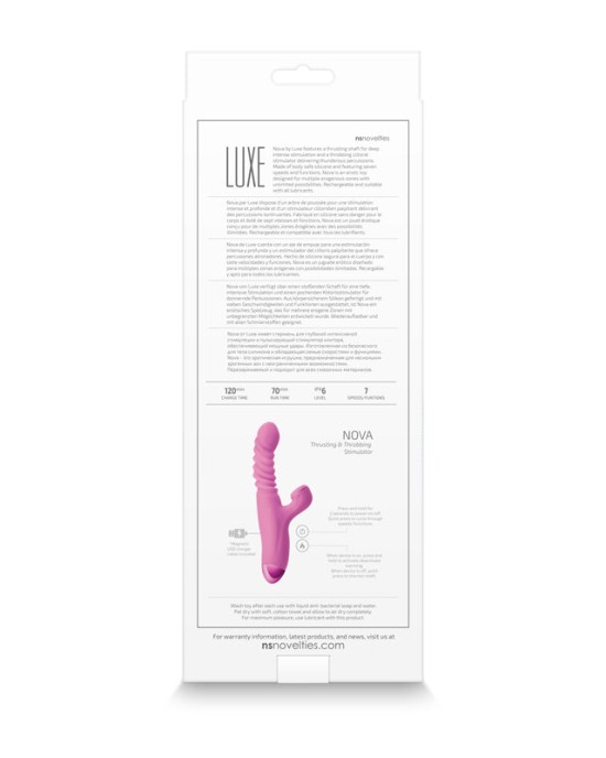 Luxe Nova - Thrusting Rabbit Vibe - Pink