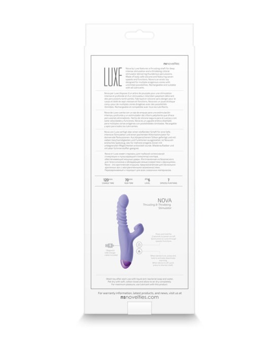 Luxe Nova - Thrusting Rabbit Vibe - Purple