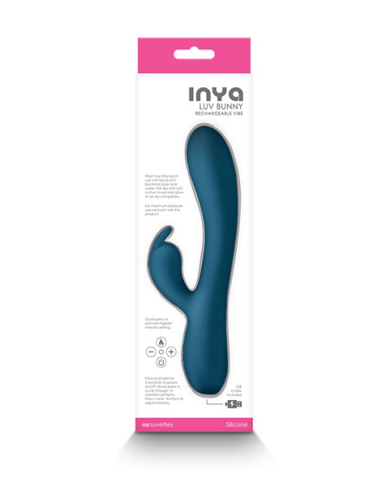 INYA Luv Bunny - Dark Teal - Rabbit Vibrator