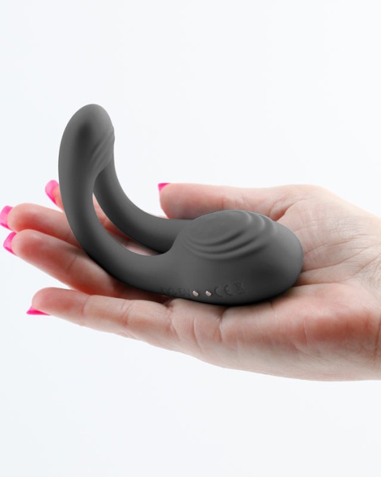 INYA Utopia - Black - Couples Dual Stimulator with Remote