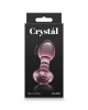 Crystal Gem - Pink 9cm Glass Butt Plug