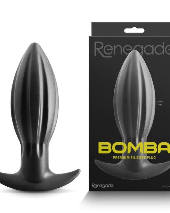 Renegade Bomba - Black Medium Butt Plug