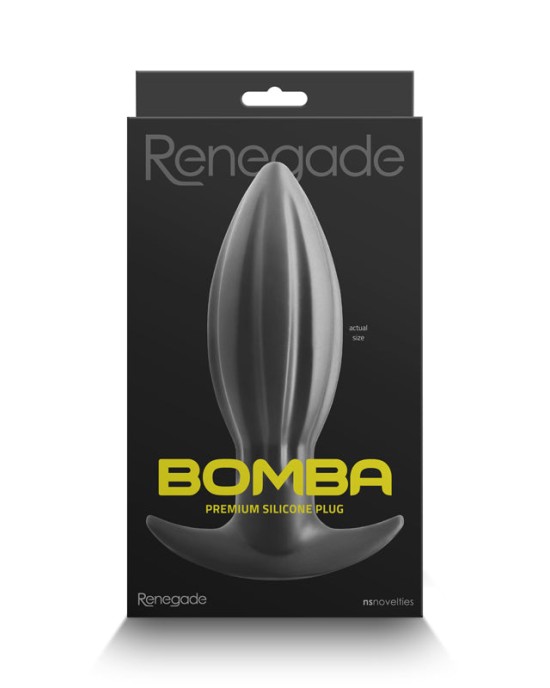 Renegade Bomba - Black Medium Butt Plug