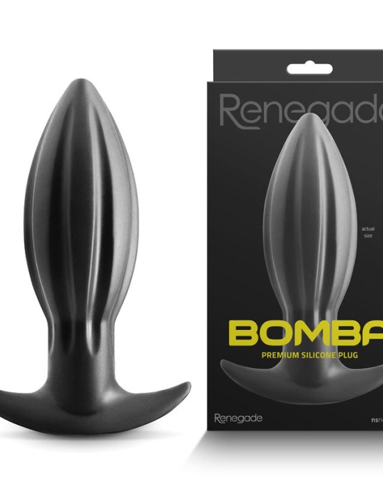 Renegade Bomba - Black Large Butt Plug