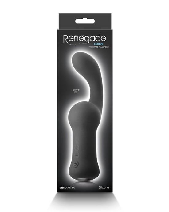 Renegade Curve - Black Vibrating Prostate Massager