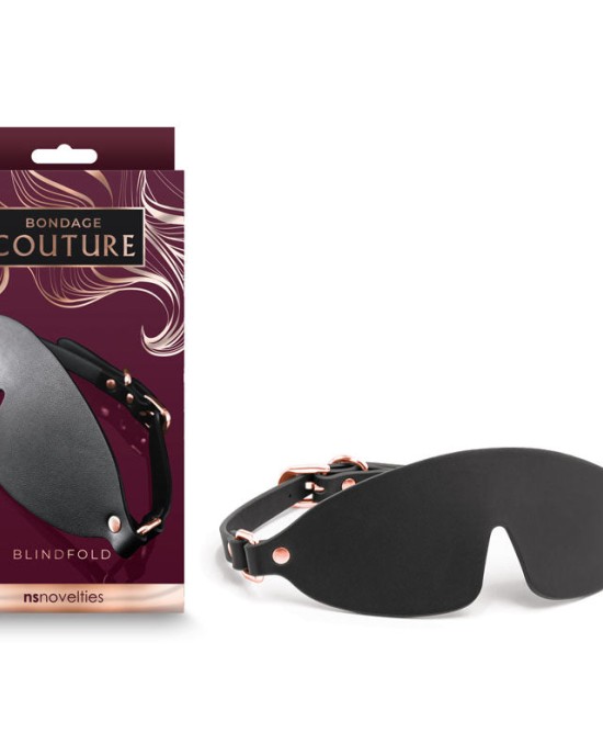 Bondage Couture Blindfold - Black