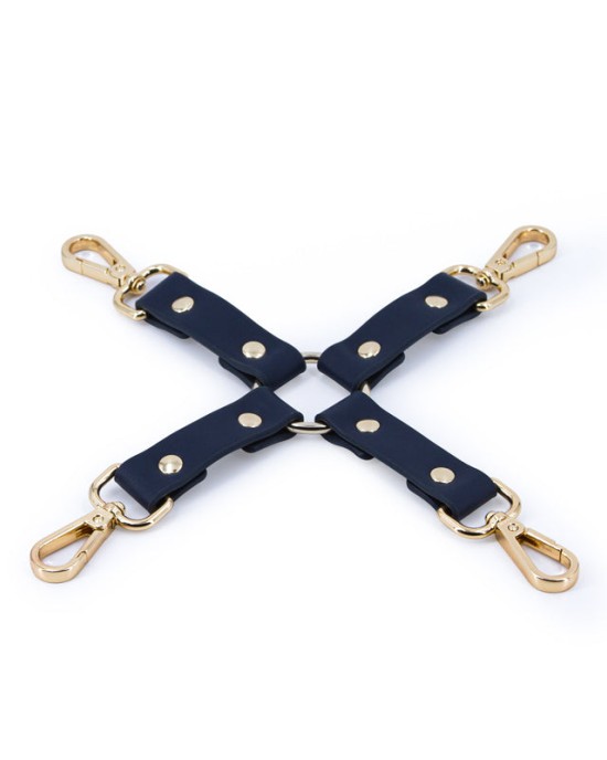 Bondage Couture Hog Tie - Blue (No Cuffs Included)