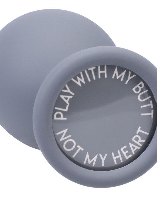 A-Play - Silicone Trainer Grey Butt Plug Set - Set of 3 Sizes