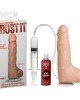 Bust It 8.5 Inch Squirting Realistic Dong with Lube - Flesh