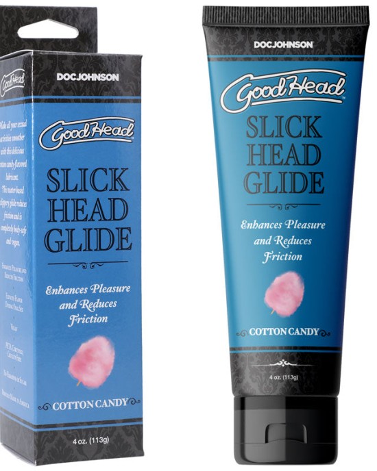 GoodHead Slick Head Glide - Cotton Candy Flavoured Lubricant 120ml