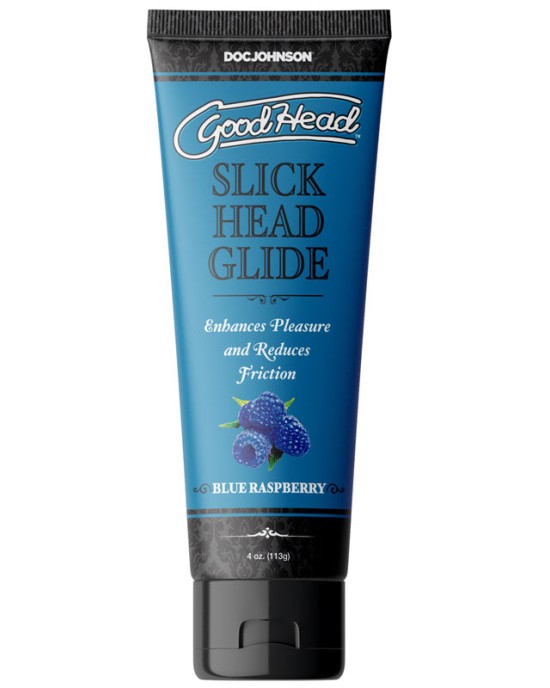 GoodHead Slick Head Glide - Blue Raspberry Flavoured Lubricant 120ml