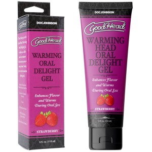 GoodHead Warming Head Oral Delight Gel - Strawberry 120ml