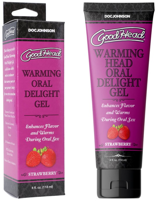 GoodHead Warming Head Oral Delight Gel - Strawberry 120ml