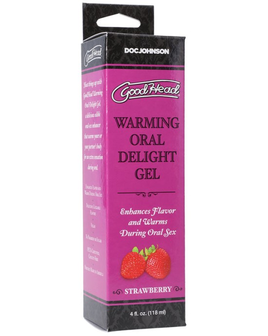 GoodHead Warming Head Oral Delight Gel - Strawberry 120ml