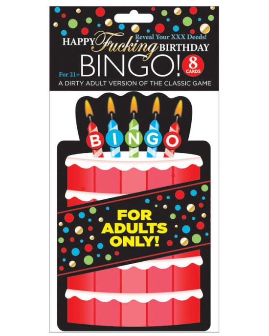 Happy Fucking Birthday Bingo Party Game