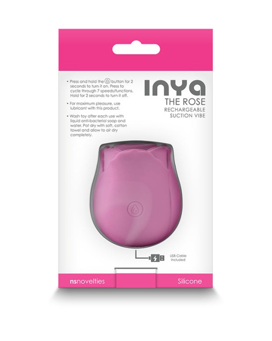 InYa The Rose Clitoral Air Pulsation Stimulator - Pink