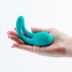 INYA Utopia - Teal - Couples Dual Stimulator with Remote