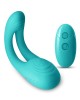 INYA Utopia - Teal - Couples Dual Stimulator with Remote