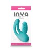 INYA Utopia - Teal - Couples Dual Stimulator with Remote