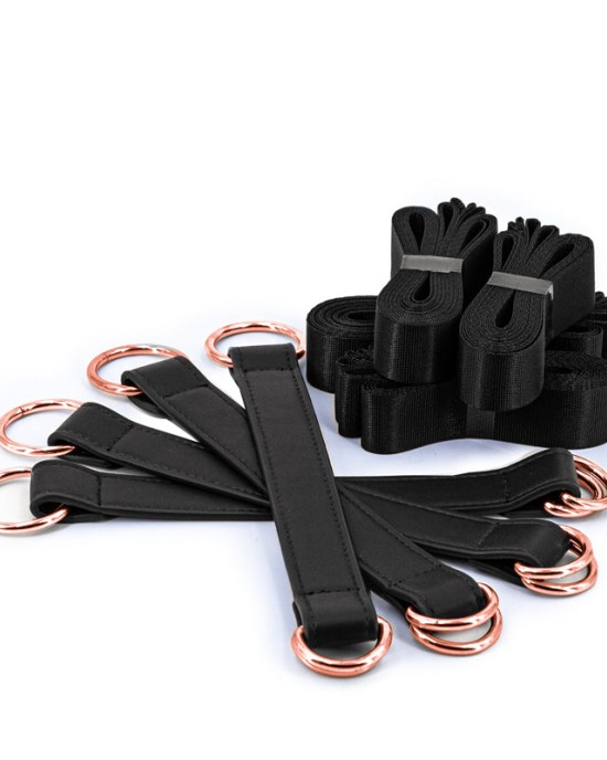 Bondage Couture Tie Down Strap Restraints - Black