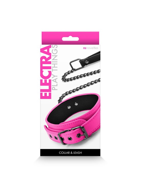 Electra Collar & Leash - Pink