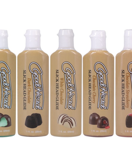 GoodHead Slick Head Glide - Chocolates - Set of 5