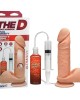 The D Perfect D Squirting 7 Inch with Balls - Flesh