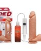 The D Perfect D Squirting 8 Inch with Balls - Flesh