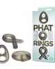 The 9's Phat Rings - Smoke - Set of 3