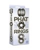 The 9's Phat Rings - Smoke - Set of 3