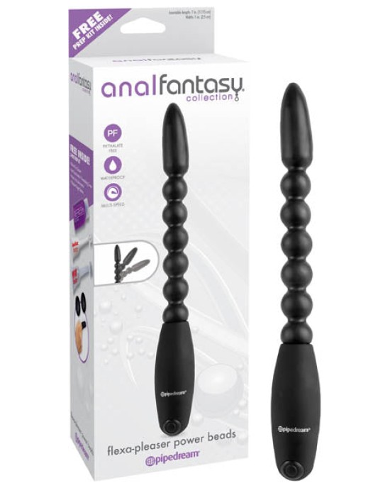 Anal Fantasy Collection Flexa-pleaser Power Beads - Black