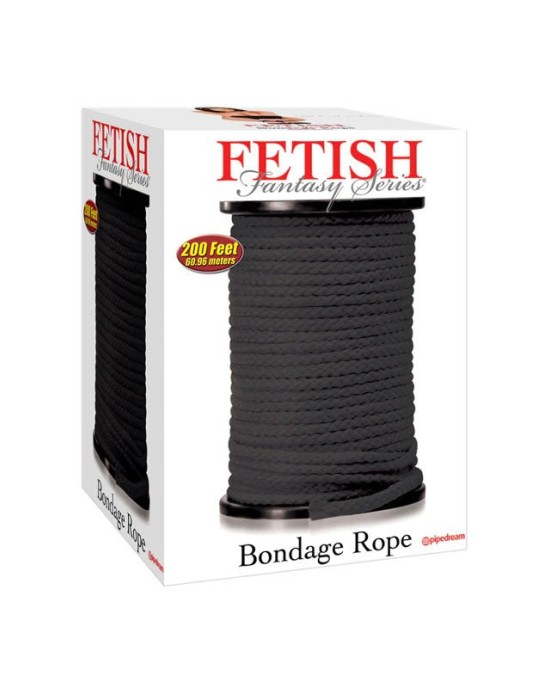 Fetish Fantasy Series Bondage Rope 60 metes - Black