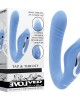 Evolved Tap & Thrust Dual Vibrator - Blue