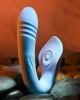 Evolved Tap & Thrust Dual Vibrator - Blue