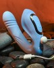 Evolved Tap & Thrust Dual Vibrator - Blue