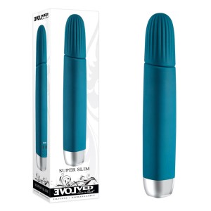 Evolved Super Slim Vibrator - Blue