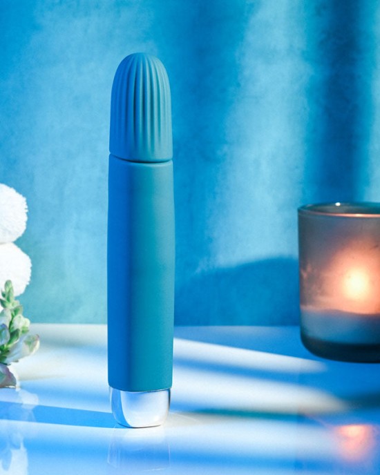 Evolved Super Slim Vibrator - Blue