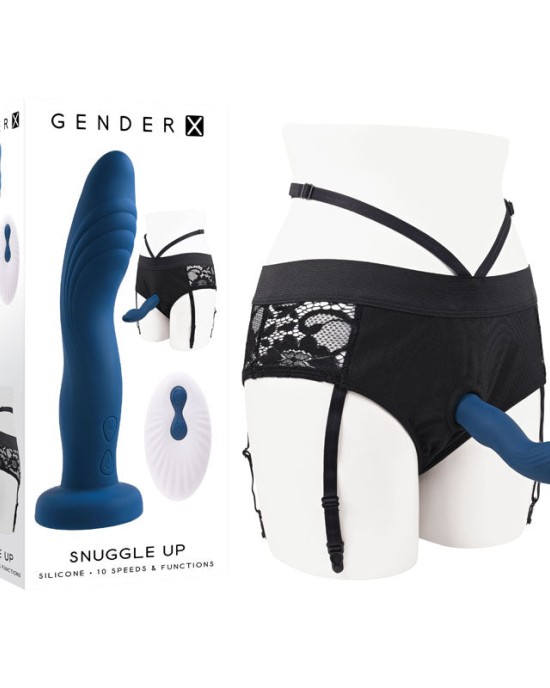 Gender X Snuggle Up Blue Strap-On