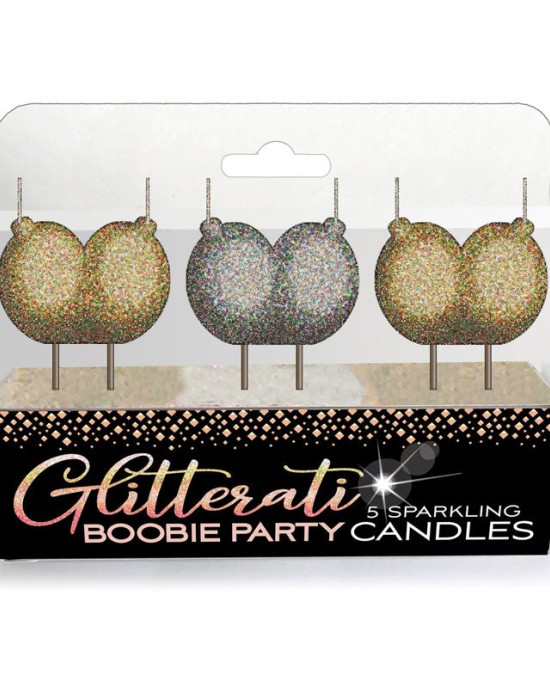 Glitterati - Boobie Candle Set - 3 Pack