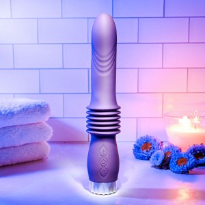 Adam & Eve Deep Love Thrusting Wand - Purple