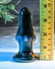 Adam & Eve Rear Rocker - Black Glass 9.8cm Vibrating Butt Plug