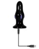 Adam & Eve Rear Rocker - Black Glass 9.8cm Vibrating Butt Plug