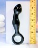 Adam & Eve Adams Glass Prostate Massager - Black