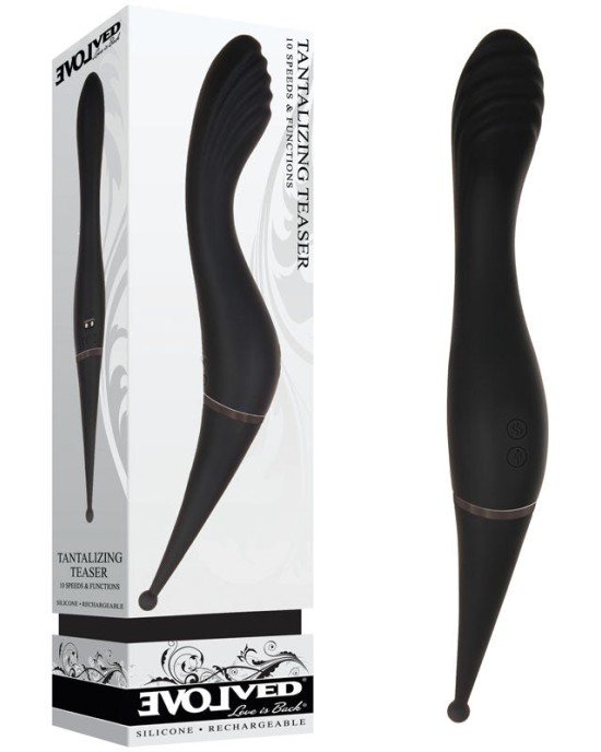 Evolved Tantalizing Teaser - Black Dual Ended Vibrator