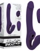 Evolved 2 Become 1 - Purple Strapless Strap-On with Remote