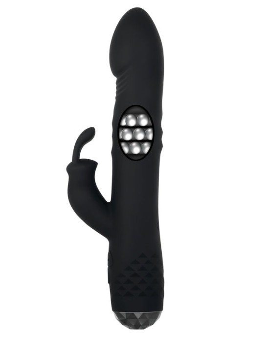 Evolved Bodacious Bunny Vibrator - Black