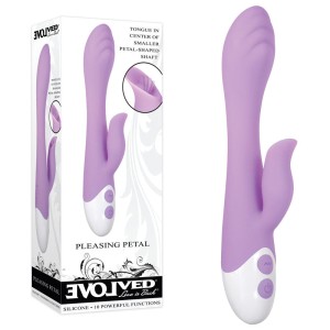 Evolved Pleasing Petal Rabbit Vibrator - Lilac