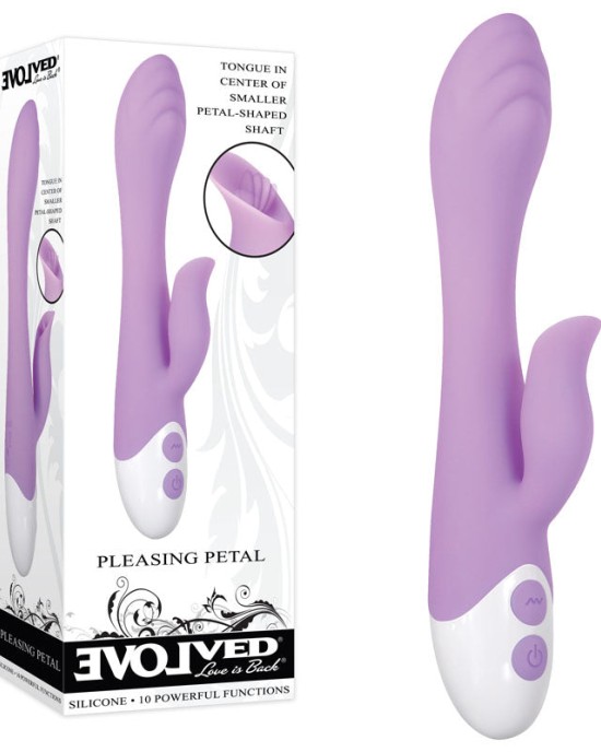 Evolved Pleasing Petal Rabbit Vibrator - Lilac